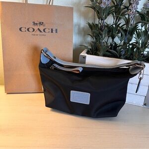Coach Hampton Demi “Baguette” Mini Handbag Black Y2K
